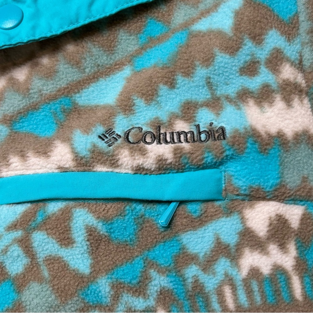 Columbia Patterned Fleece Pullover - image 4